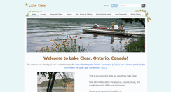 Desktop Screenshot of lakeclear.org